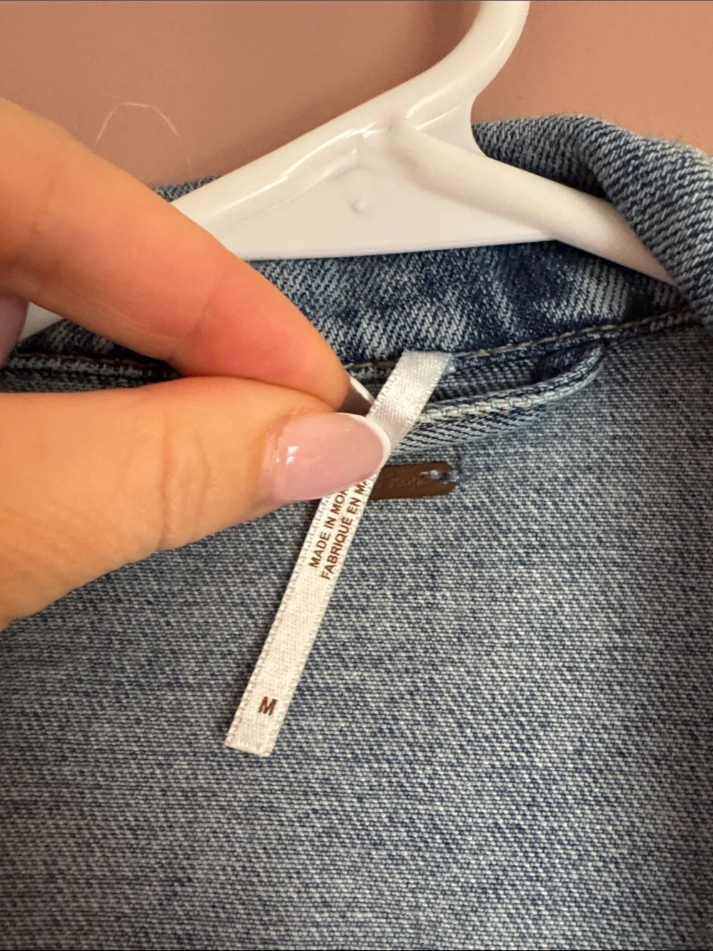 Free People Light Wash Blue Denim Jacket - Picture 2 of 11